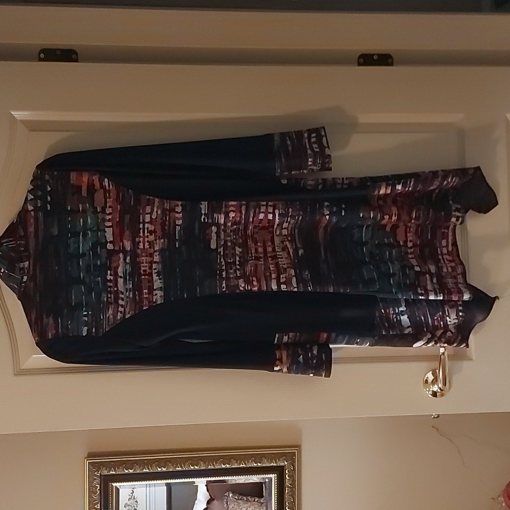 Joseph Ribkoff Multicolor Abstract Sweater - Picture 2 of 3